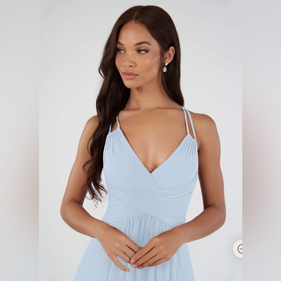 Azazie Farren Bridesmaids Dress - Mist - Picture 4 of 4